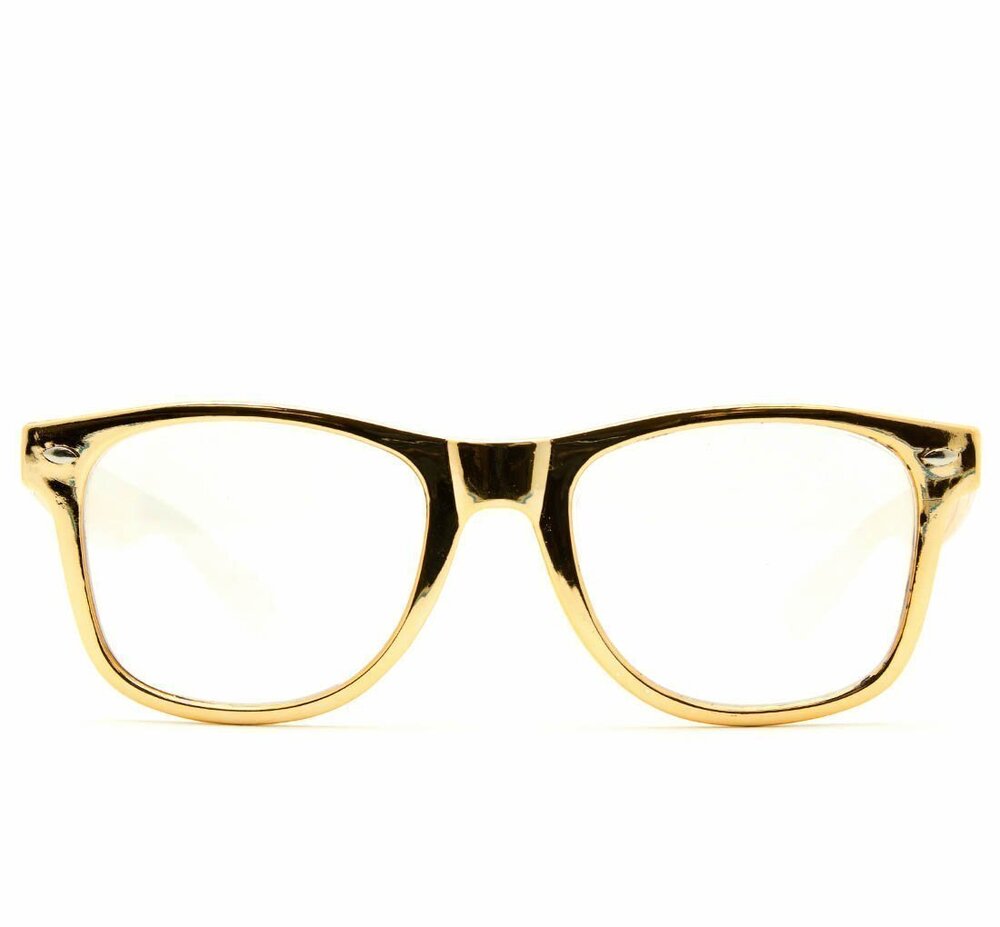 5770 Ultimate Diffraction Glasses - Gold - 3D Prism Rainbow Effect - Great